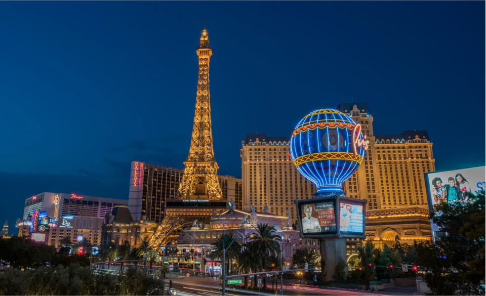 Las Vegas city scene