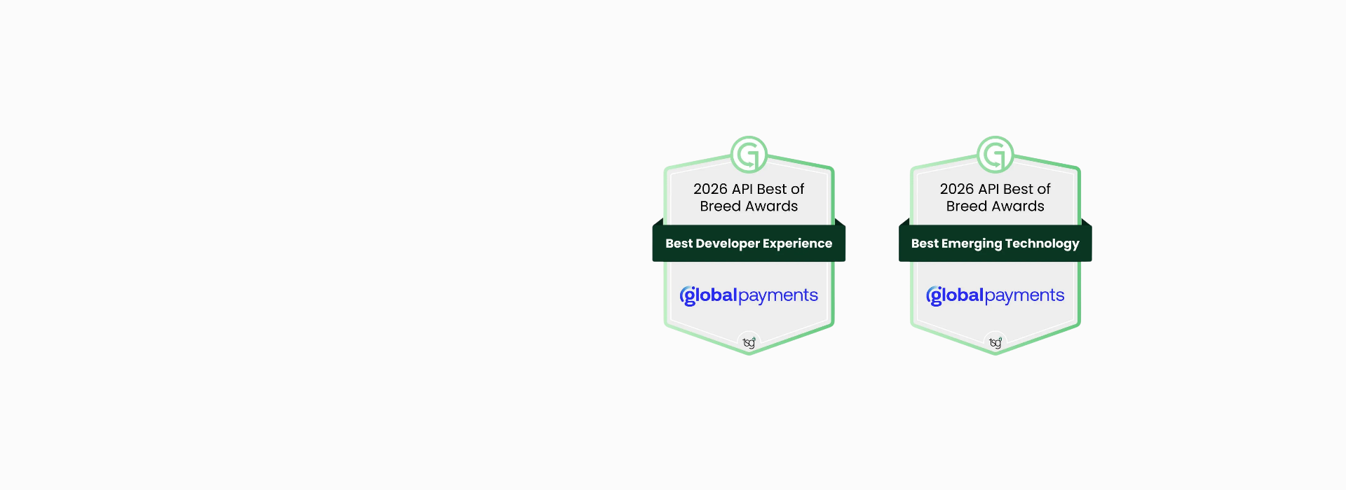 TSG named our gateway, Access, the winner of two 2026 GEM API Awards: Best Emerging Technology and Best Developer Experience.
